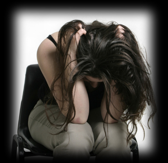 Photo of frustrated woman